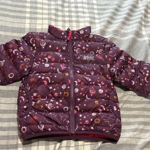 REI Kids' Galaxy Print Puffer Jacket - Purple